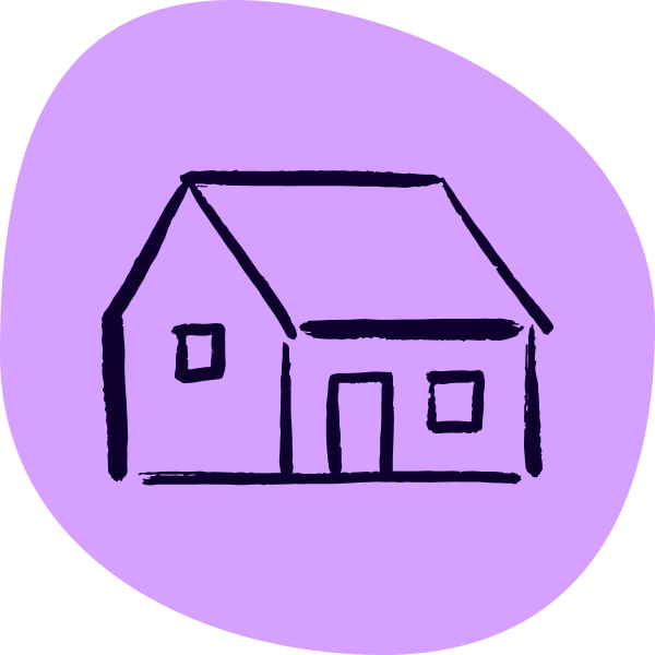 abstract house icon