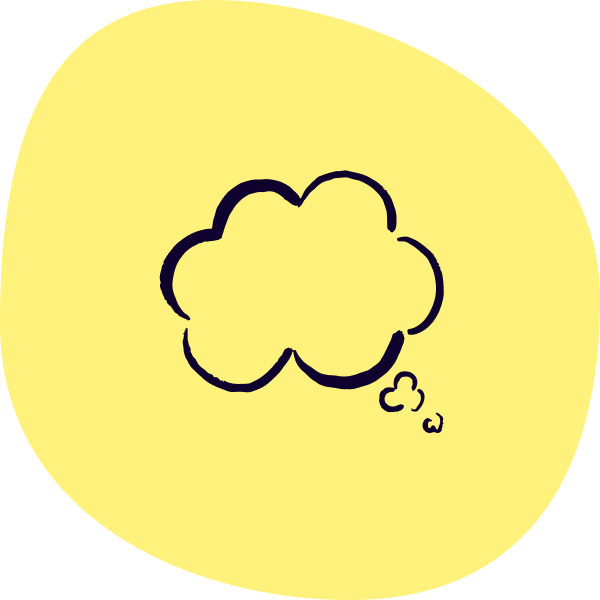 thinking cloud icon